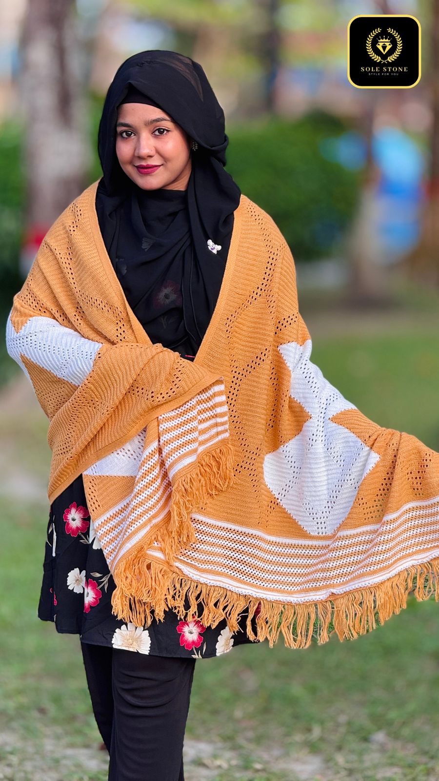 Light Orange & White